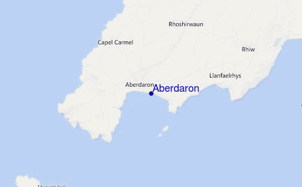 Aberdaron location map