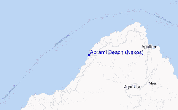 Abrami Beach (Naxos) location map