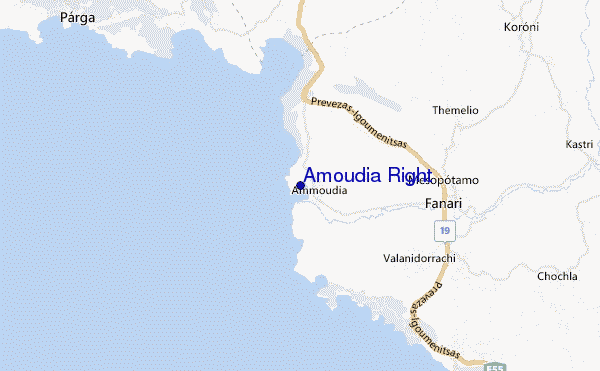Amoudia Right location map