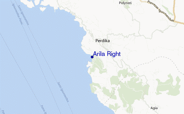 Arila Right location map