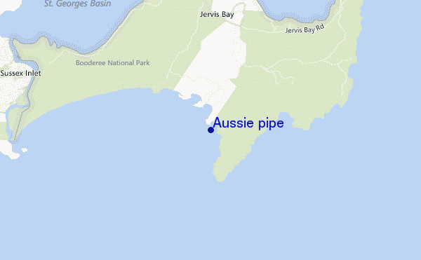 Aussie pipe location map
