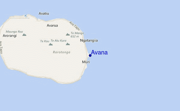 Avana location map