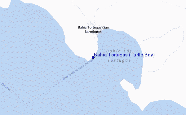 Bahia Tortugas (Turtle Bay) location map