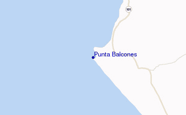 Punta Balcones location map