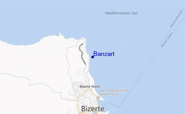 Banzart location map