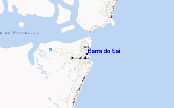 Barra do Sai location map
