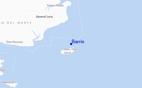 Barrio location map