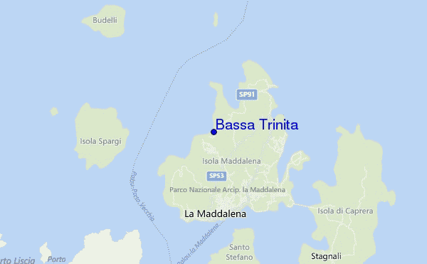 Bassa Trinita location map