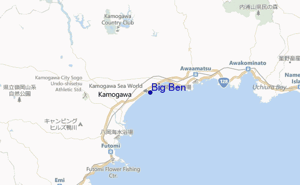 Big Ben location map