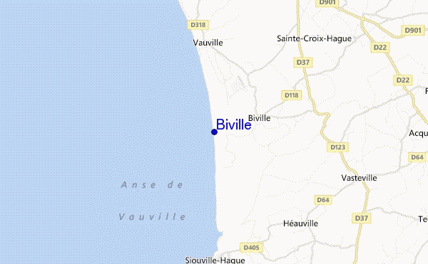 Biville location map