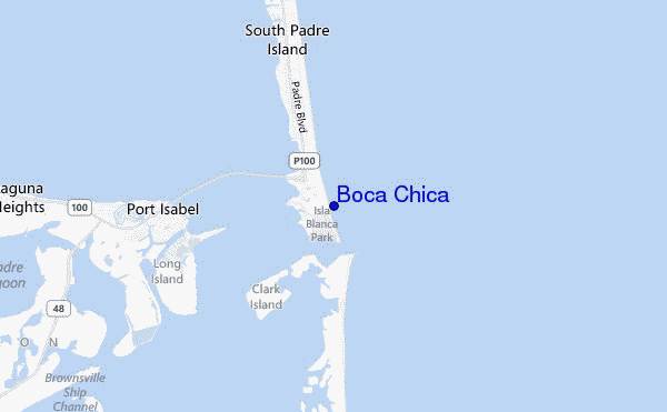 Boca Chica location map