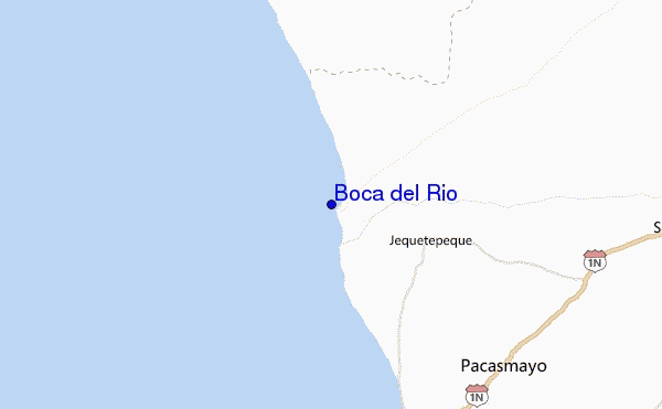 Boca del Rio location map