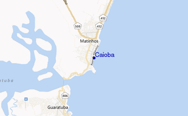 Caioba location map