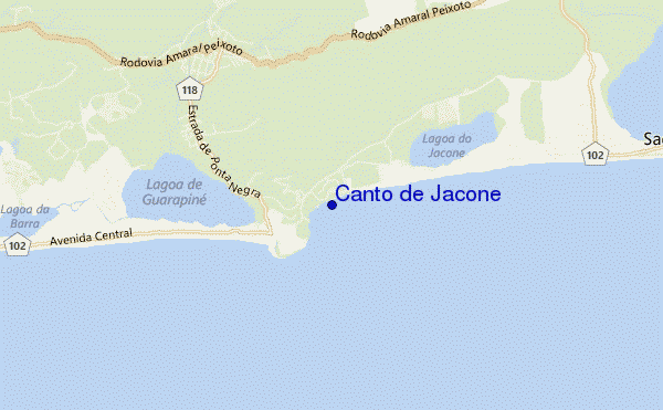 Canto de Jacone location map