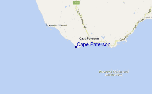Cape Paterson location map