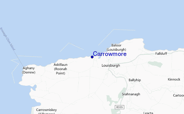 Carrowmore location map