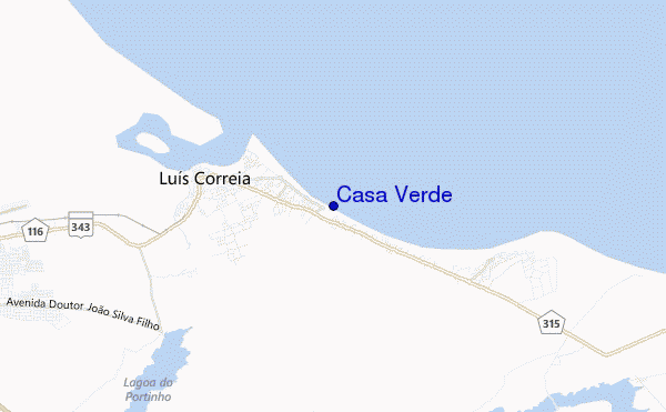 Casa Verde location map