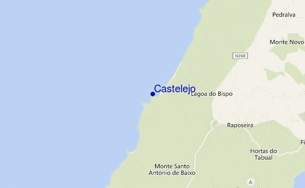 Castelejo location map