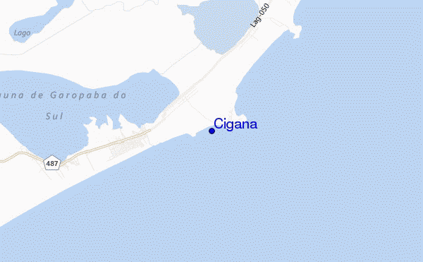 Cigana location map