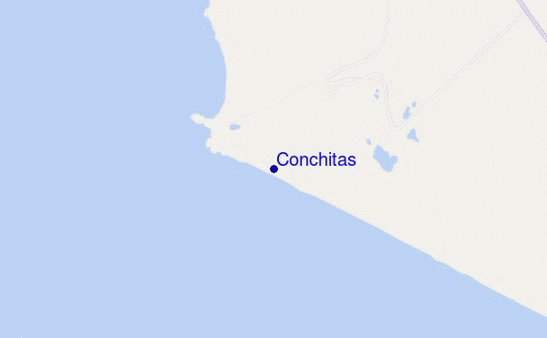 Conchitas location map