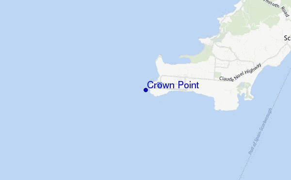 Crown Point location map