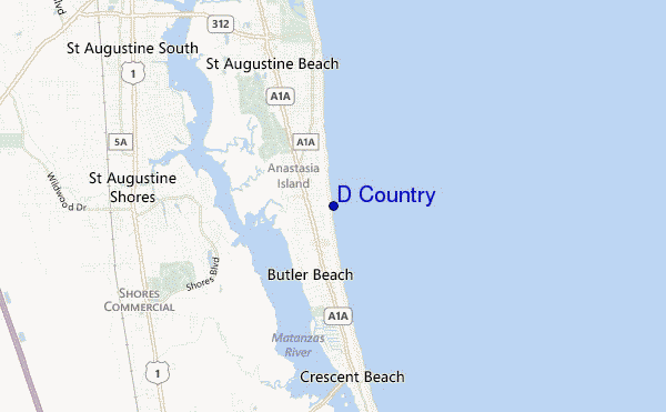 D Country location map