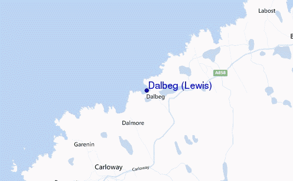 Dalbeg (Lewis) location map