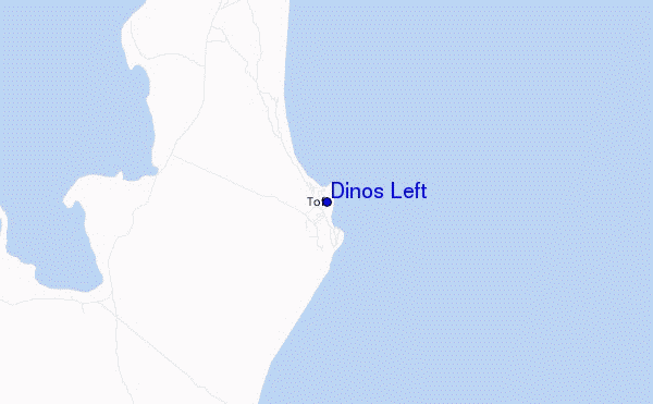 Dinos Left location map