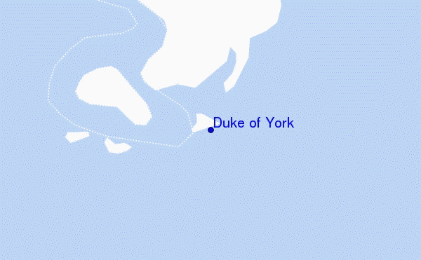 Duke of York location map