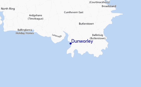 Dunworley location map