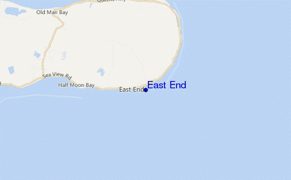 East End location map
