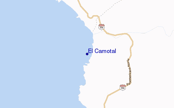 El Camotal location map