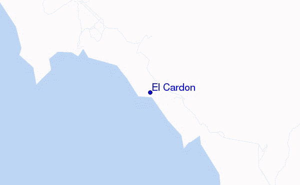 El Cardon location map