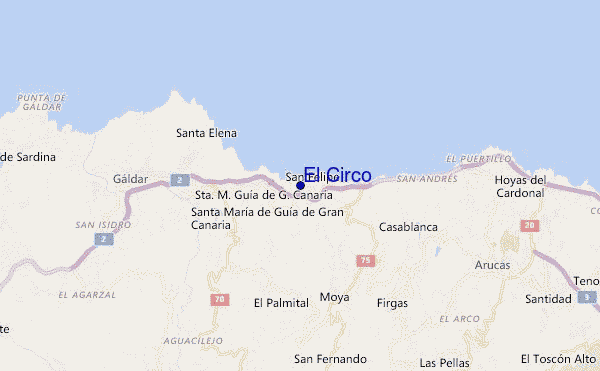 El Circo location map