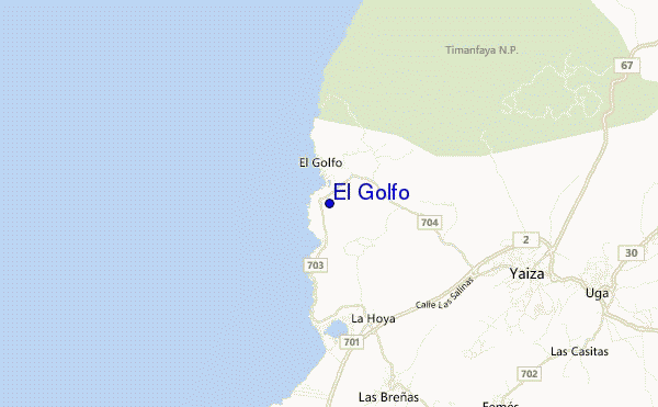 El Golfo location map