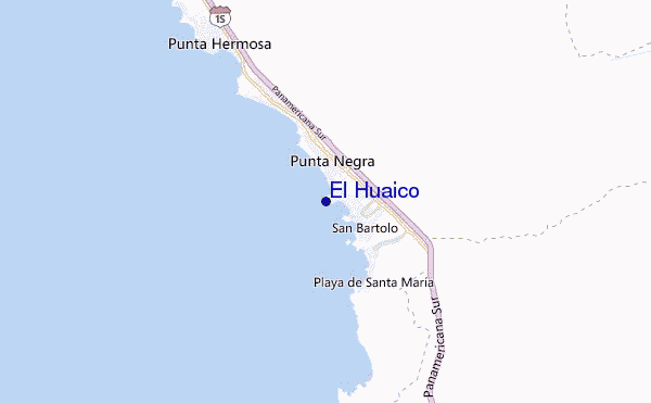 El Huaico location map