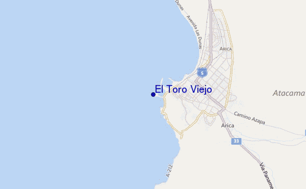 El Toro Viejo location map