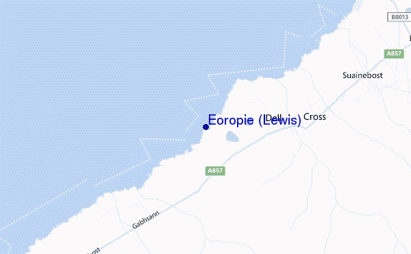 Eoropie (Lewis) location map