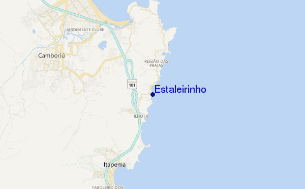 Estaleirinho location map