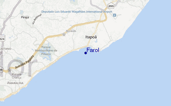 Farol location map