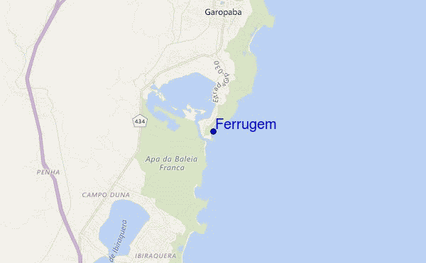 Ferrugem location map