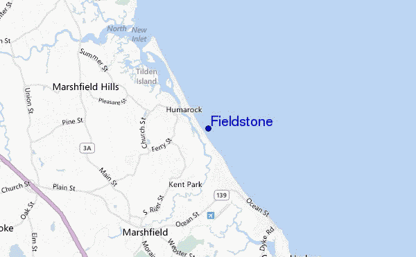 Fieldstone location map