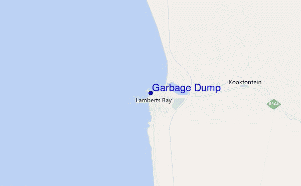 Garbage Dump location map