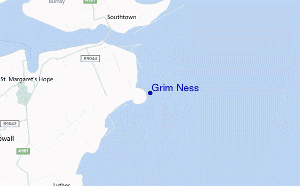 Grim Ness location map