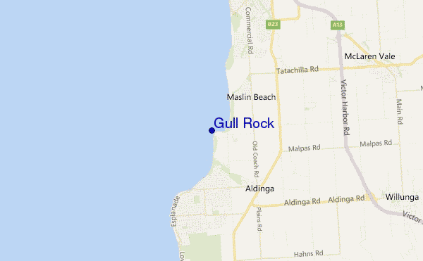 Gull Rock location map