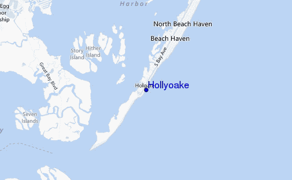 Hollyoake location map