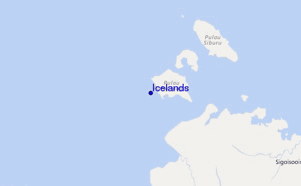 Icelands location map