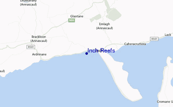 Inch Reefs location map