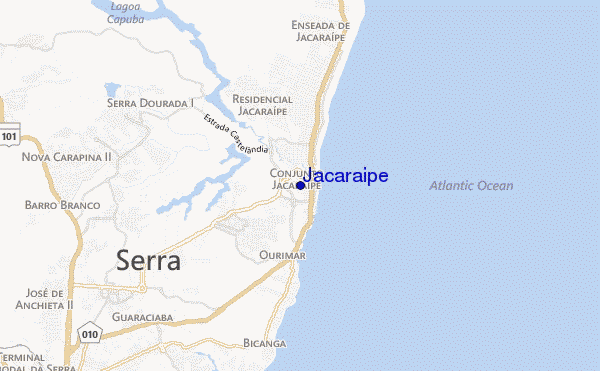 Jacaraipe location map