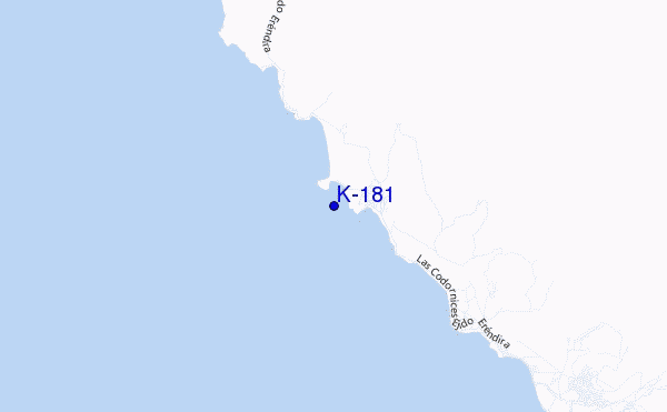 K-181 location map